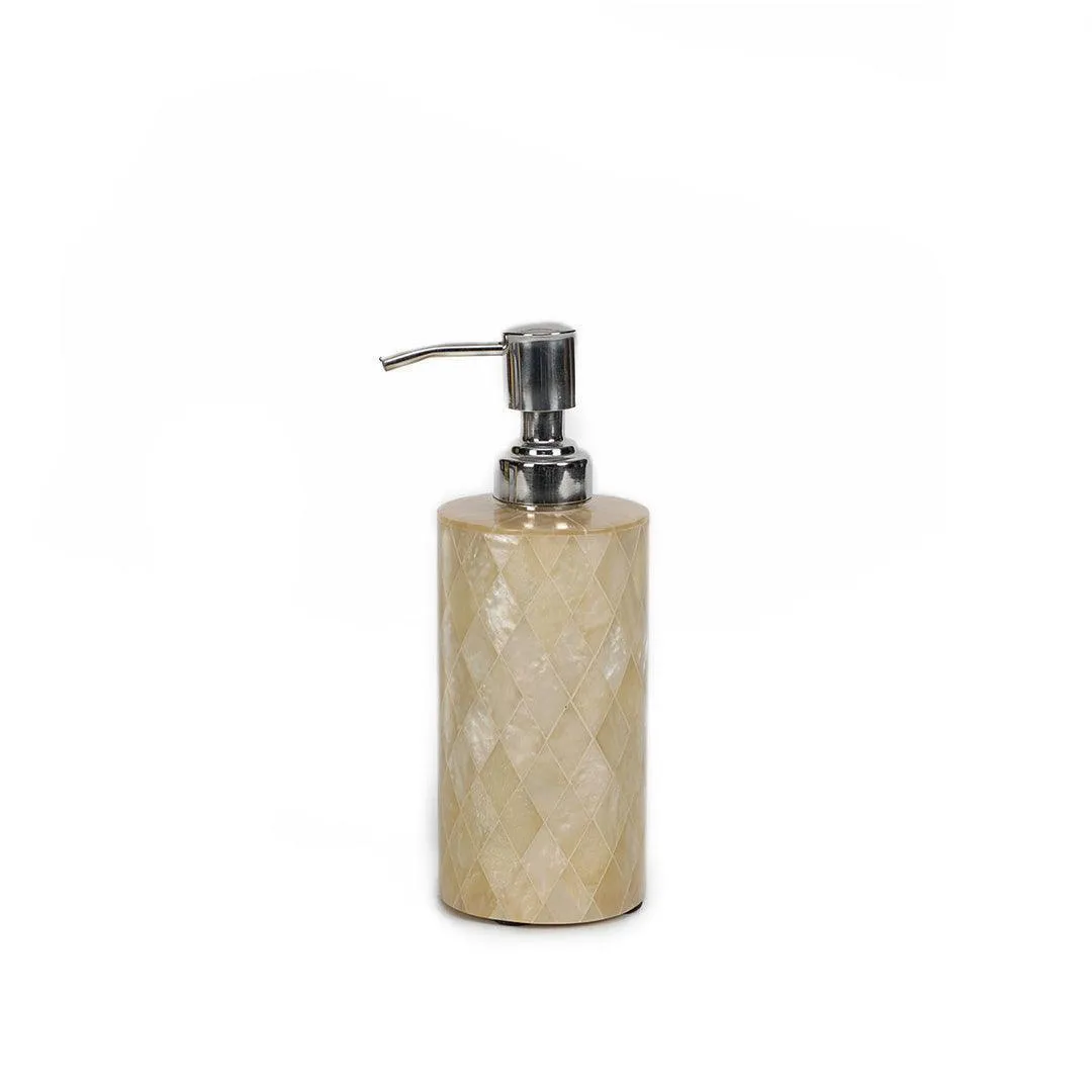 Bath Room Accessories Set of 3 Cream Color