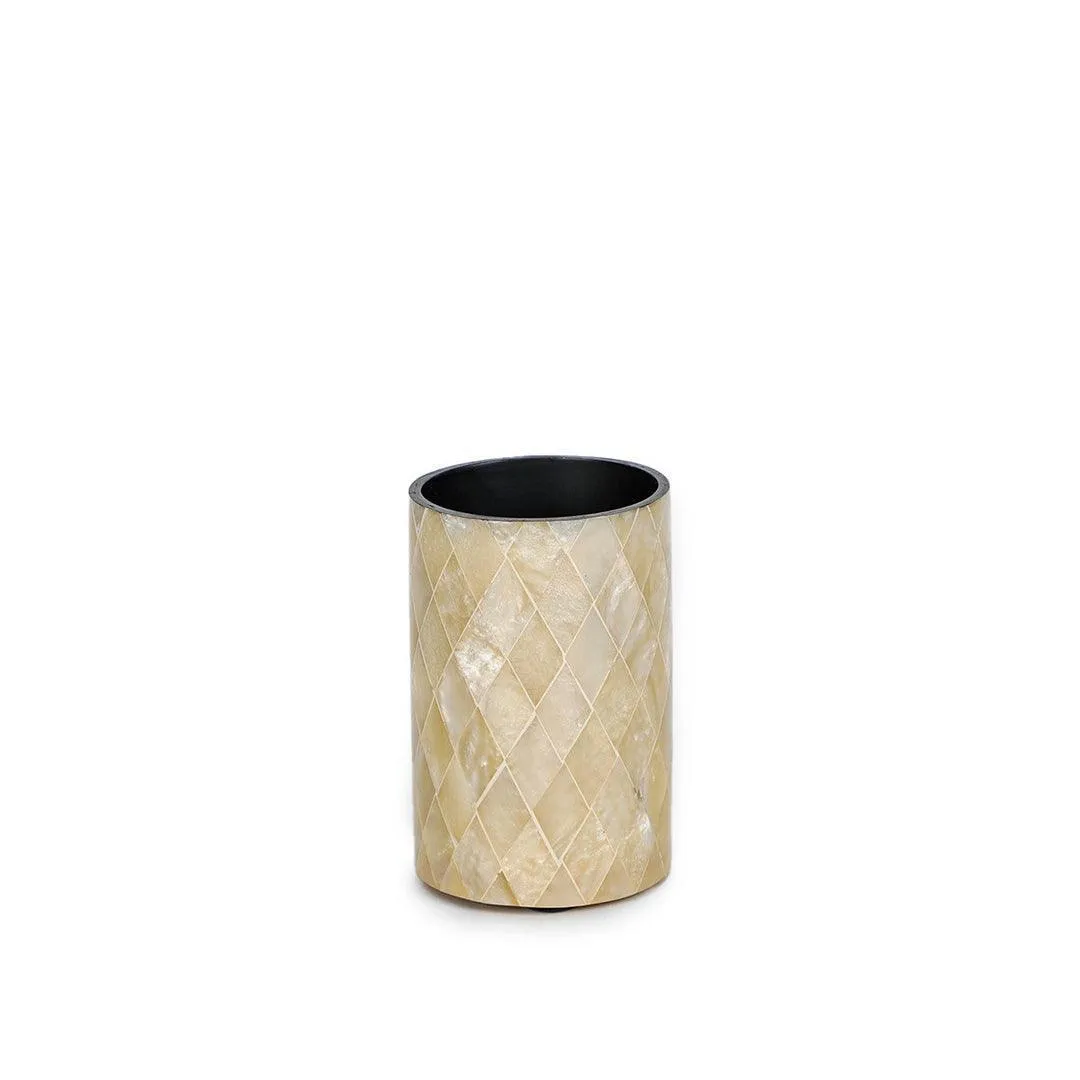 Bath Room Accessories Set of 3 Cream Color