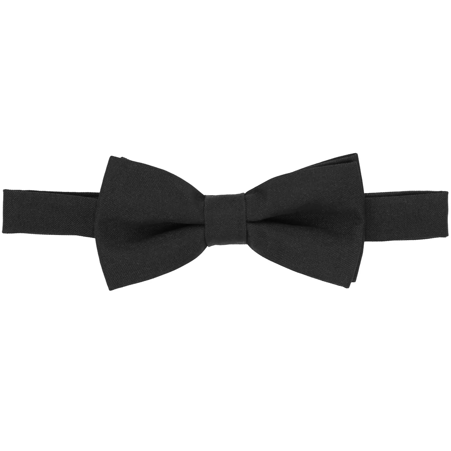 Black Matte Finish Bow Tie