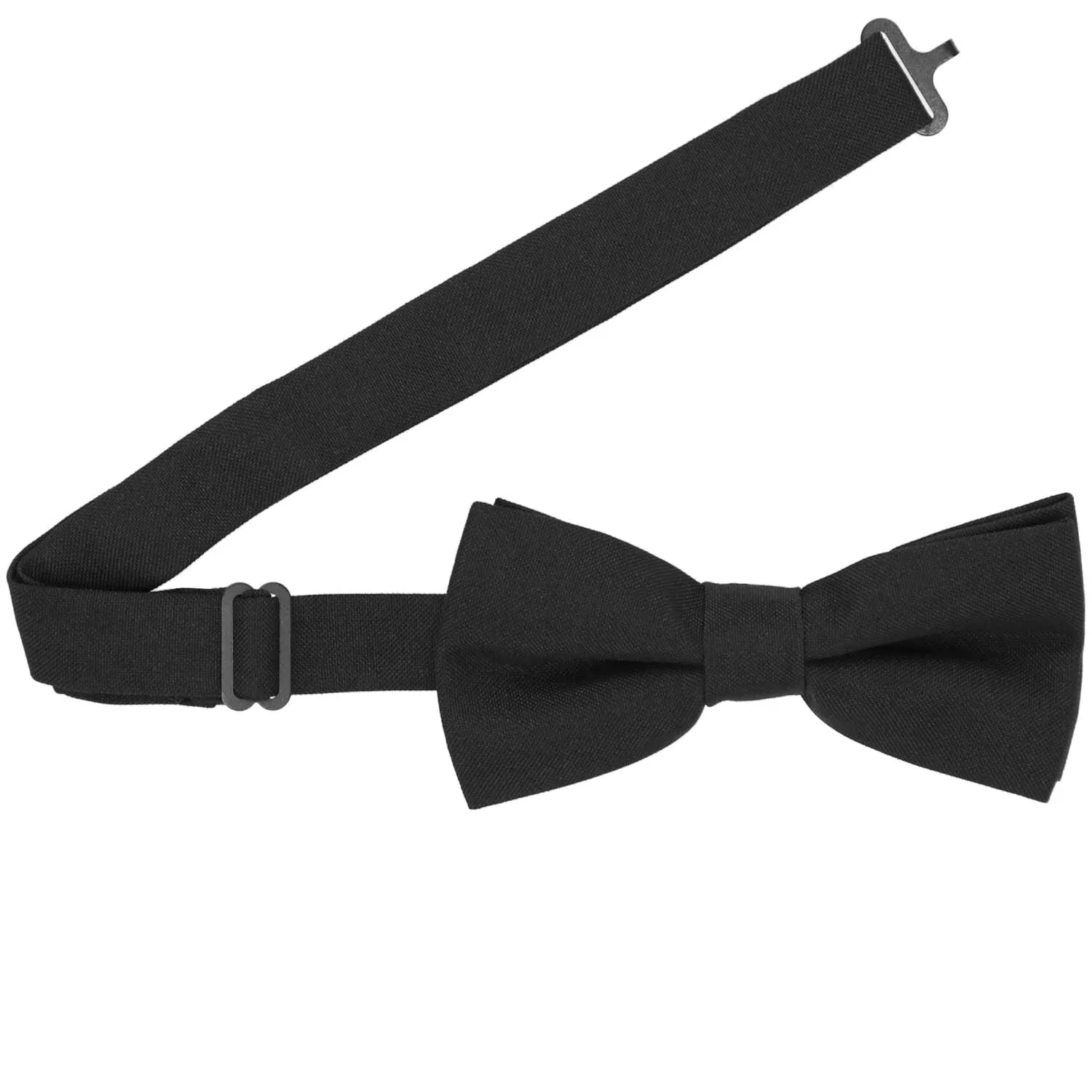 Black Matte Finish Bow Tie