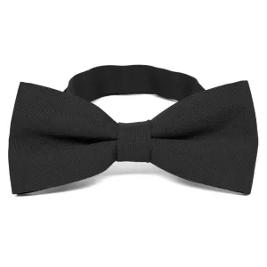 Black Matte Finish Bow Tie