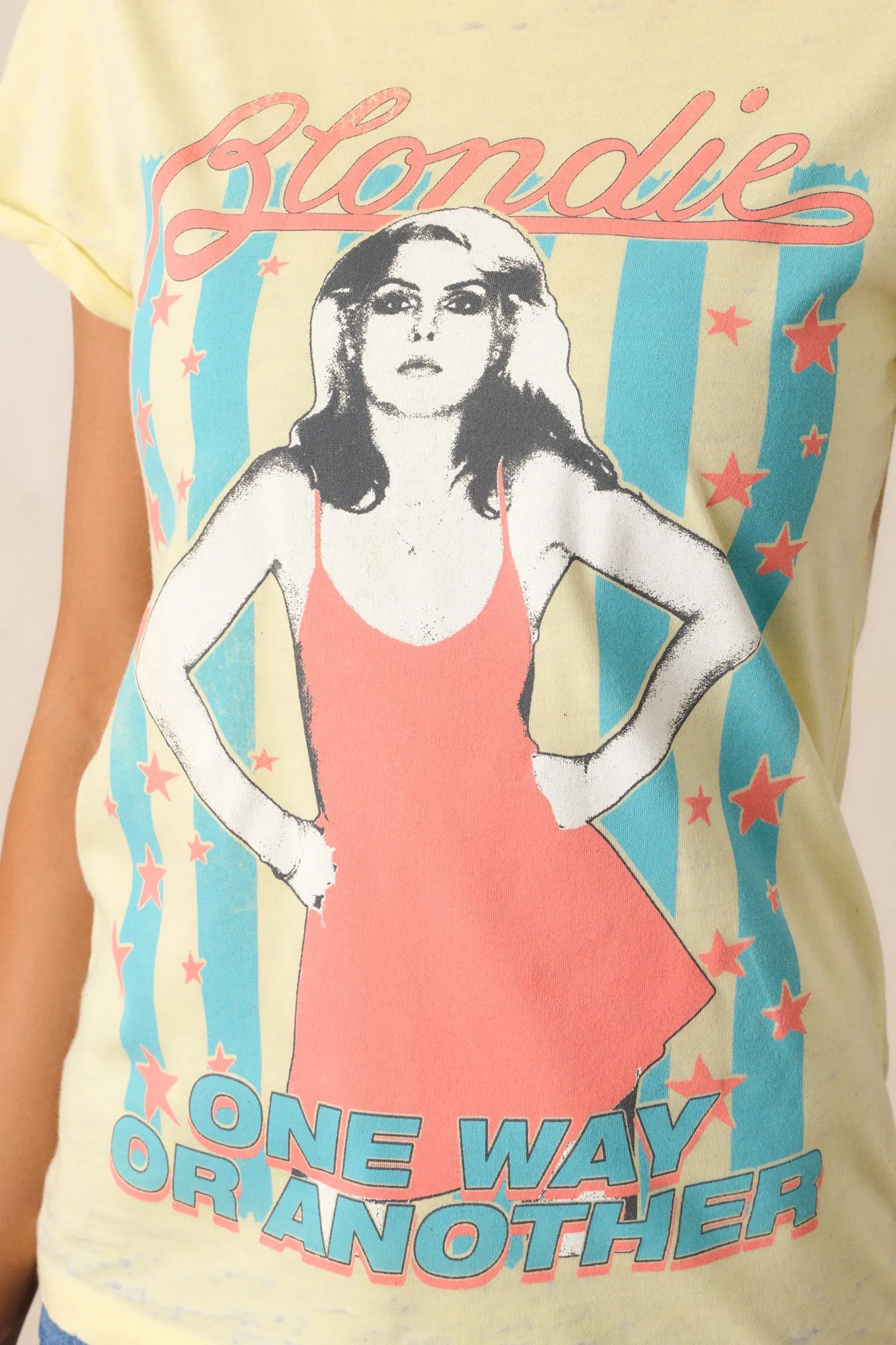 Blondie One Way Or Another Light Yellow Tee