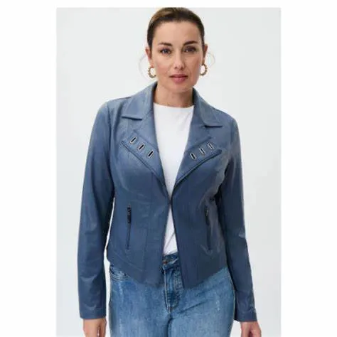 Blue Moto Jacket