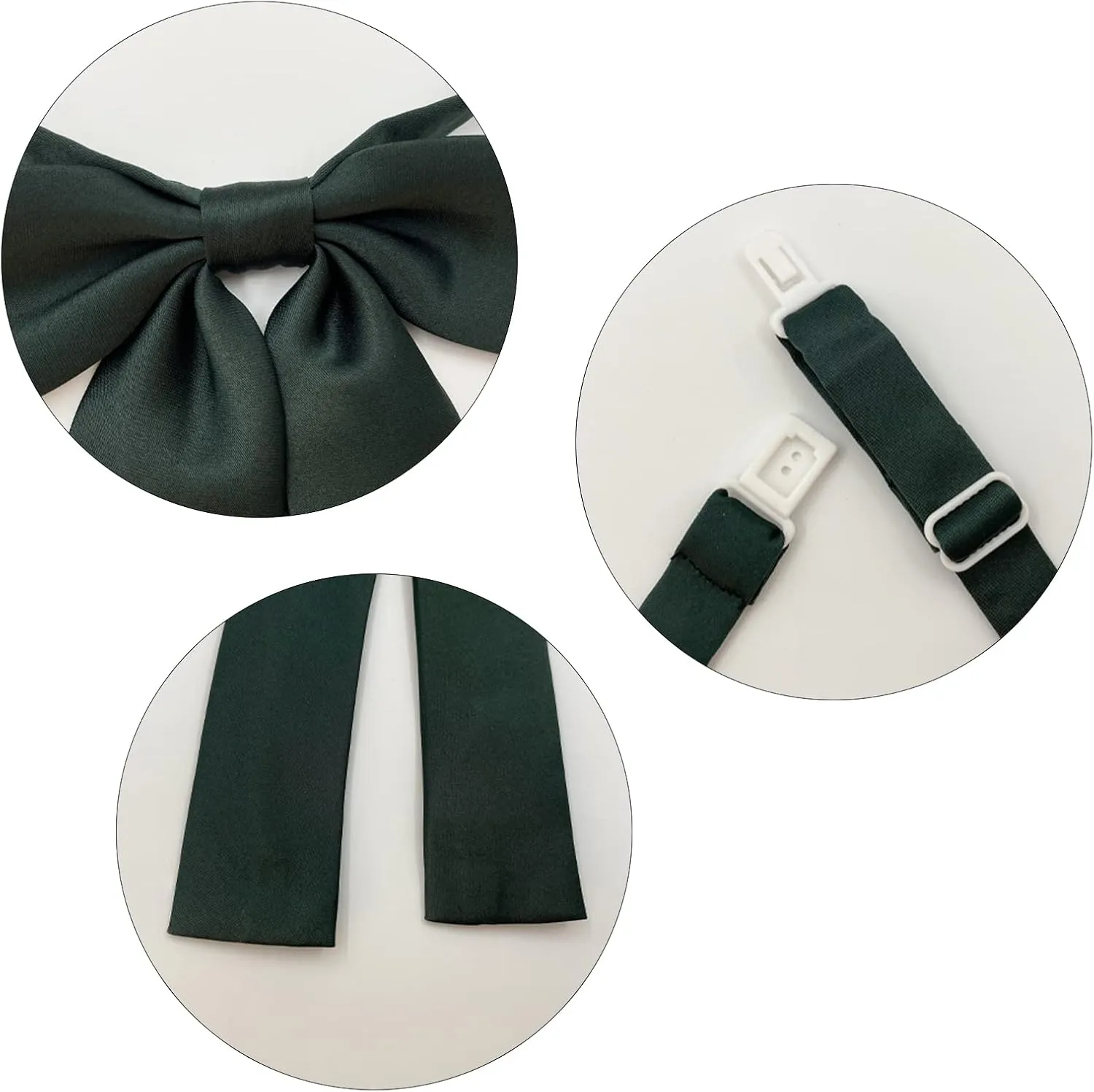 Bow Tie For Women, Satin Elegant Bowtie for Dresses & Graduation & School Uniform & Weddings UY-WBT-8