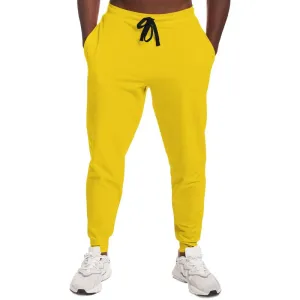 Bright Yellow Joggers | Unisex | with PLUS sizes | Bright Pure Yellow | C0M12Y100K0