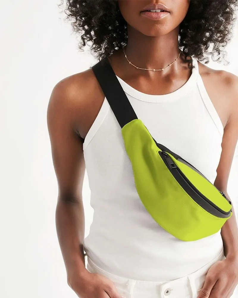 Bright Yellow Warm Green Belt Bag | Bright Pure Yellow Warm Green | C25M0Y100K0