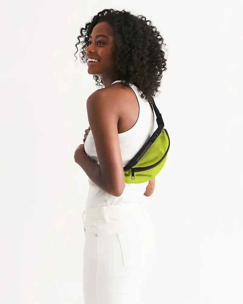 Bright Yellow Warm Green Belt Bag | Bright Pure Yellow Warm Green | C25M0Y100K0