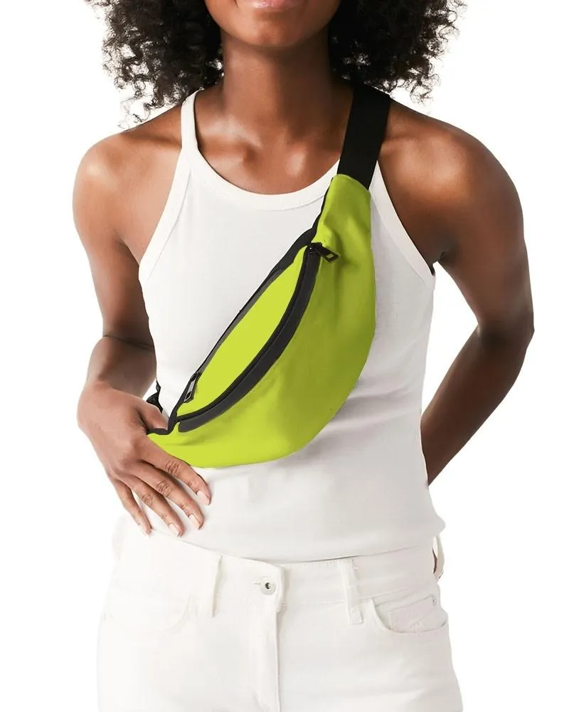 Bright Yellow Warm Green Belt Bag | Bright Pure Yellow Warm Green | C25M0Y100K0
