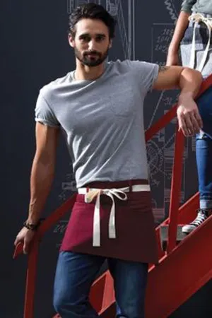 Burgundy / Natural - Beltway Waist Apron (3 Pocket)