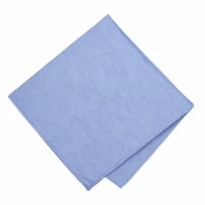 Cornflower Blue Regency Linen/Silk Pocket Square
