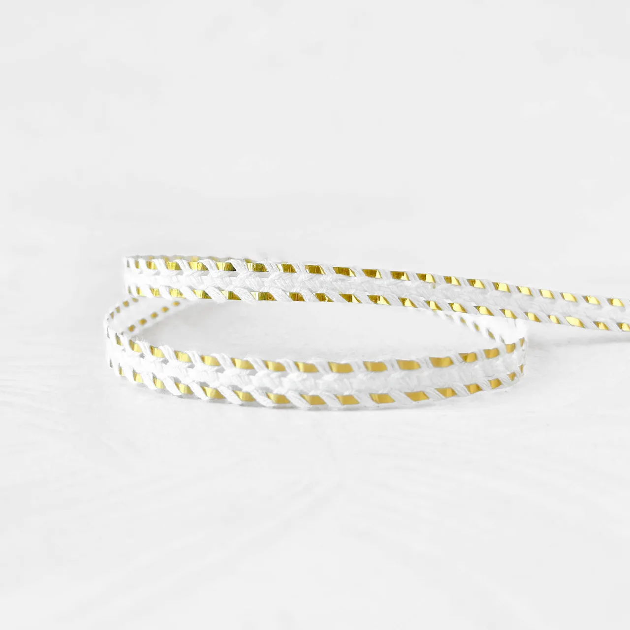 Cotton and Metallic Braid