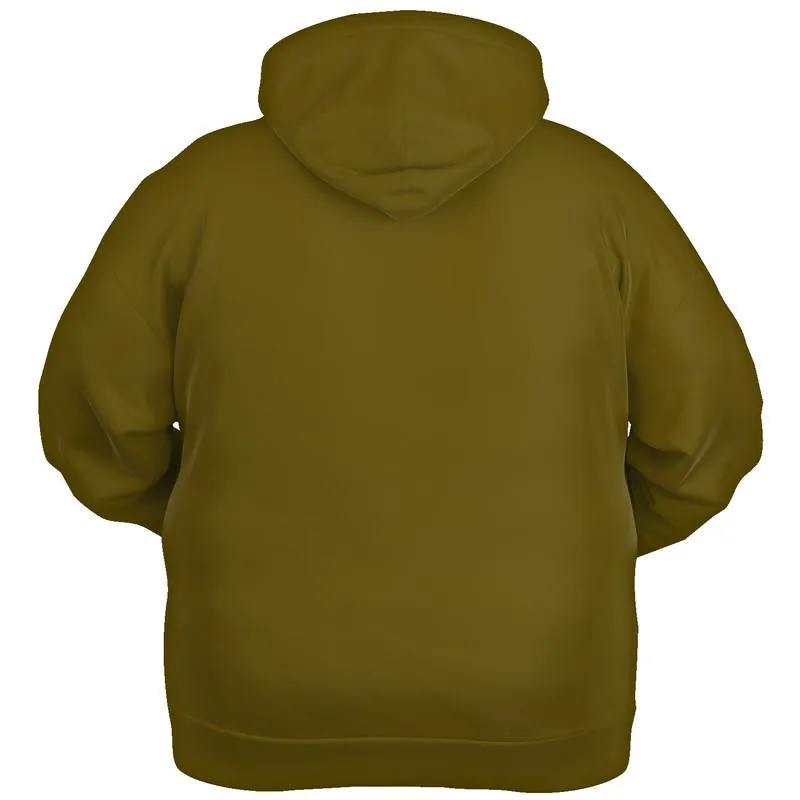 Dark Yellow Hoodie | Unisex | with PLUS sizes | C0M12Y100K80