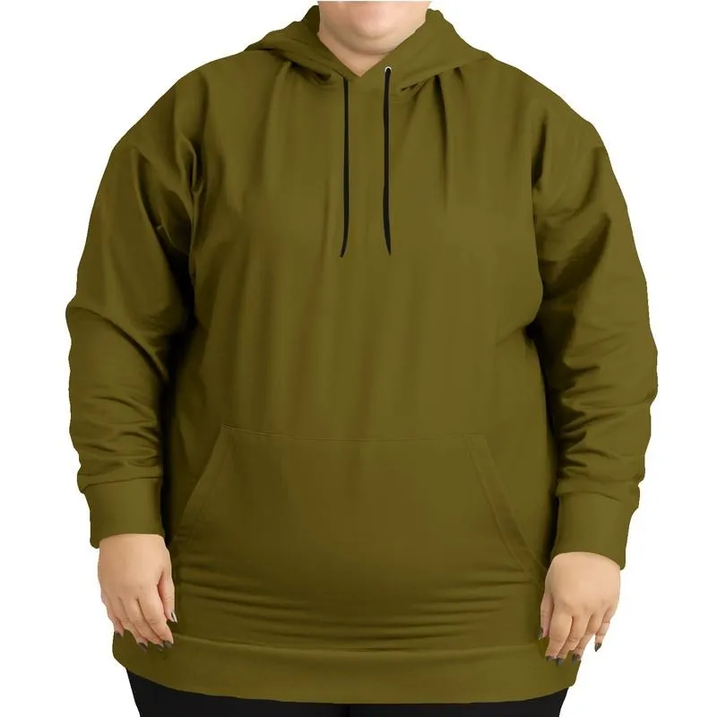 Dark Yellow Hoodie | Unisex | with PLUS sizes | C0M12Y100K80