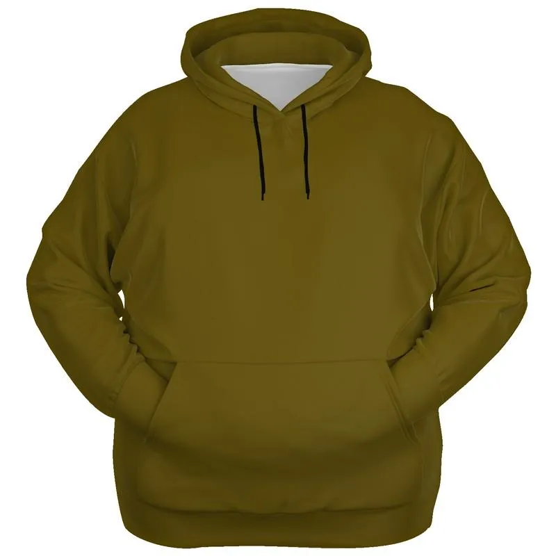 Dark Yellow Hoodie | Unisex | with PLUS sizes | C0M12Y100K80