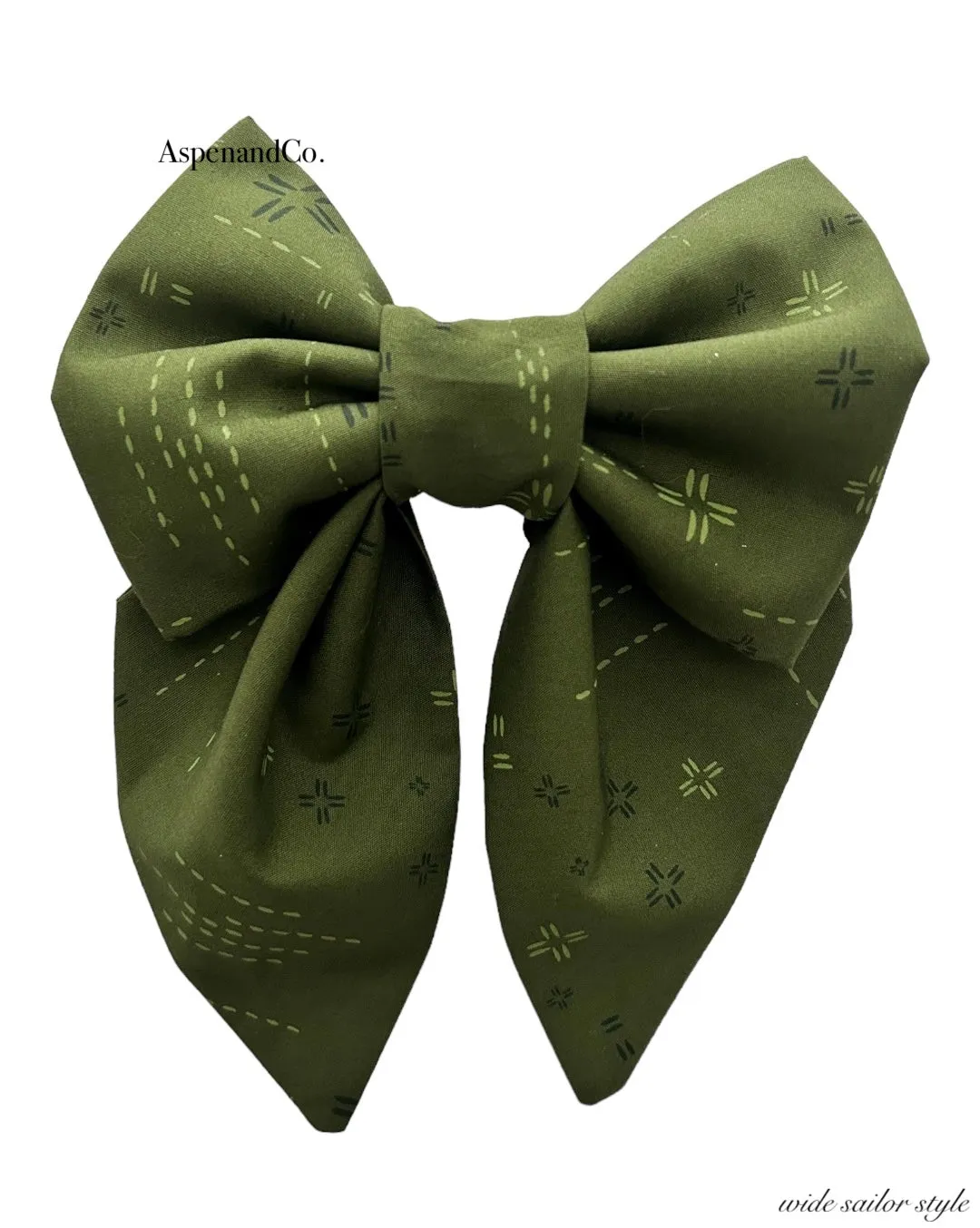 Dog Bow Tie - Olive