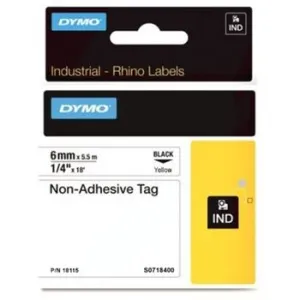 DYMO RH TAG YELLOW 6mm (18115)