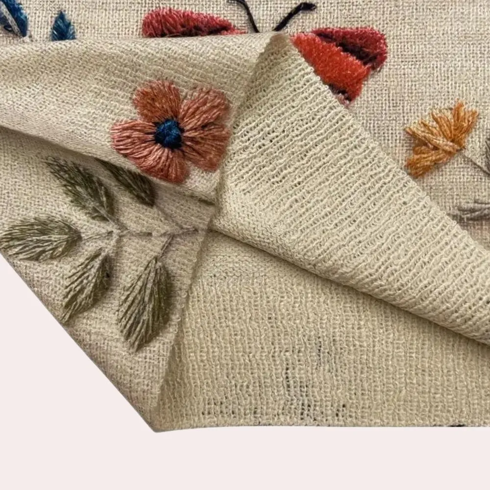 Floral Embroidered Sweatshirt