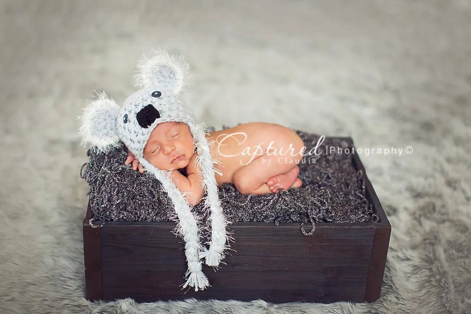 Koala Bear Baby Hat