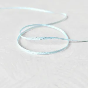 Light Blue & Metallic Silver Trim
