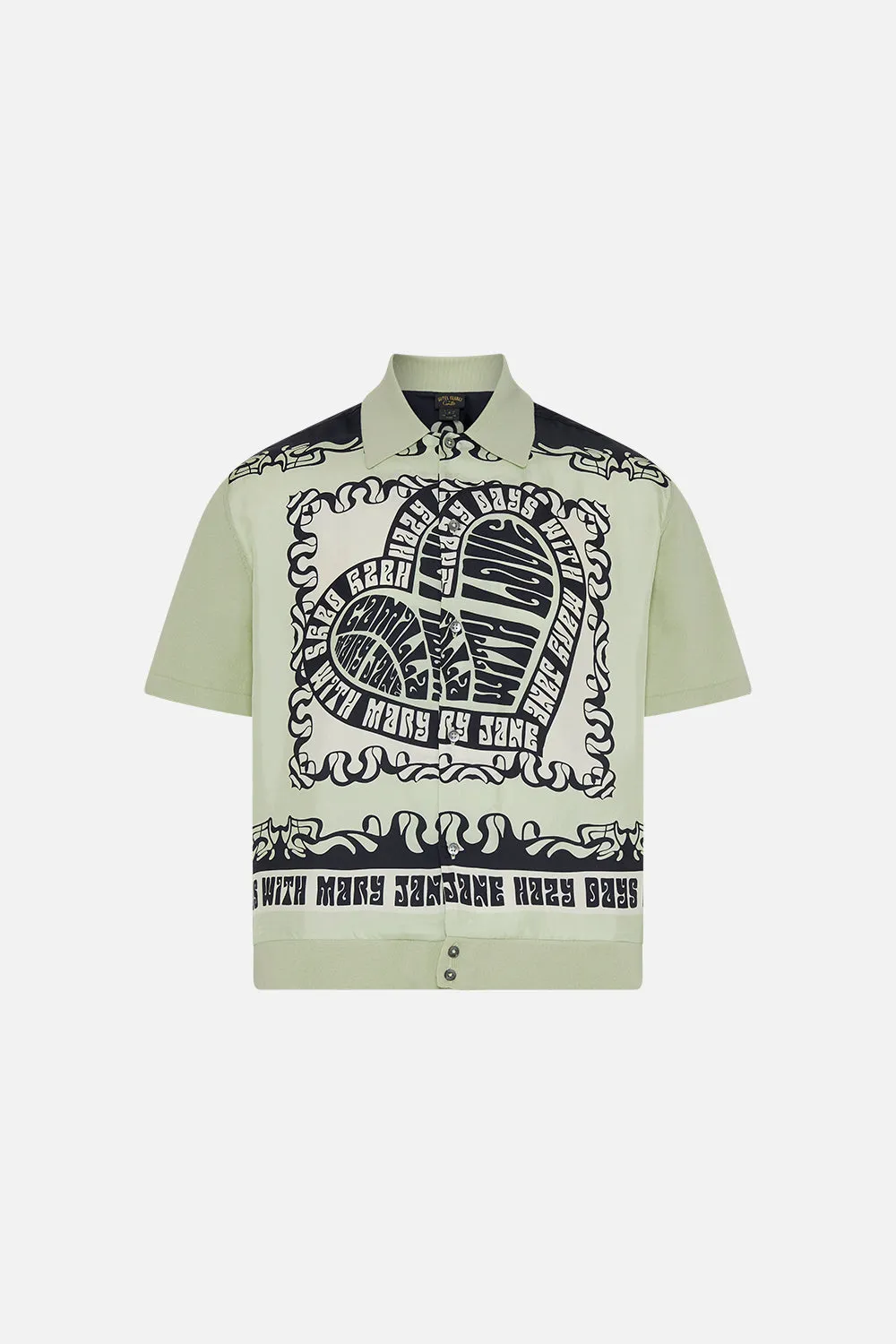 MEN'S KNIT SLEEVE SILK SHIRT DOUBLE DUTCH