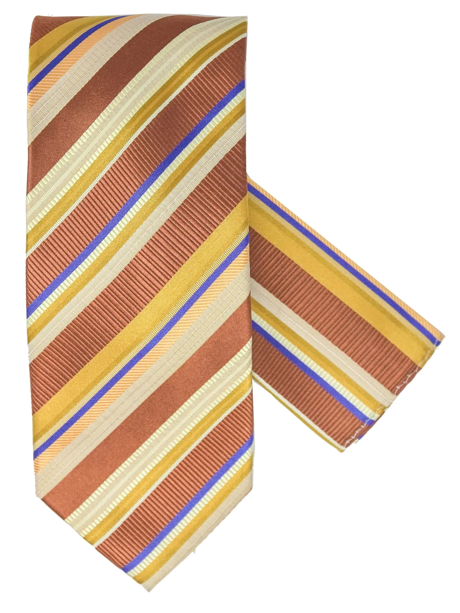 Men's Silk Woven Wedding Neck Tie With Handkerchief