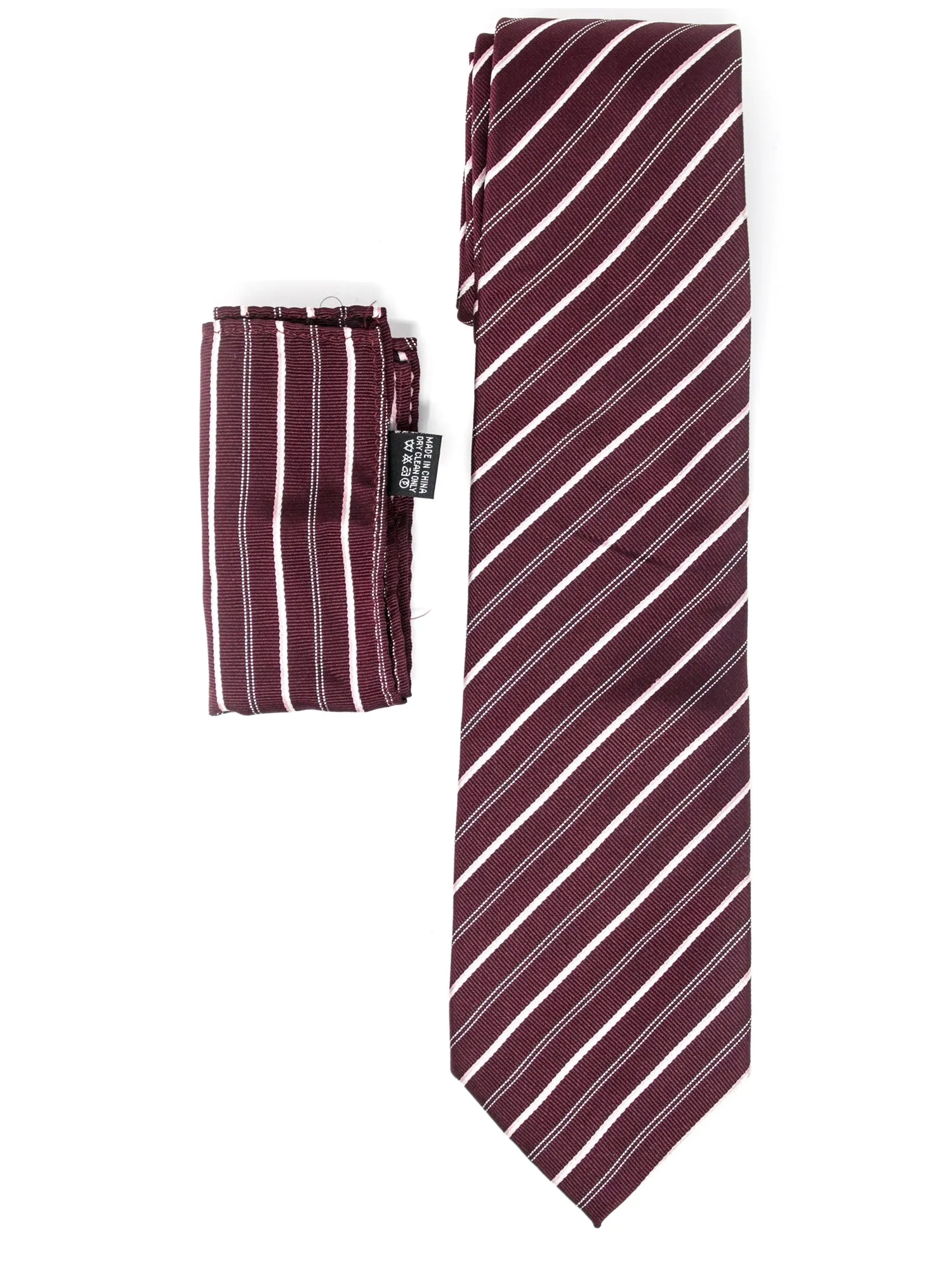Men's Silk Woven Wedding Neck Tie With Handkerchief