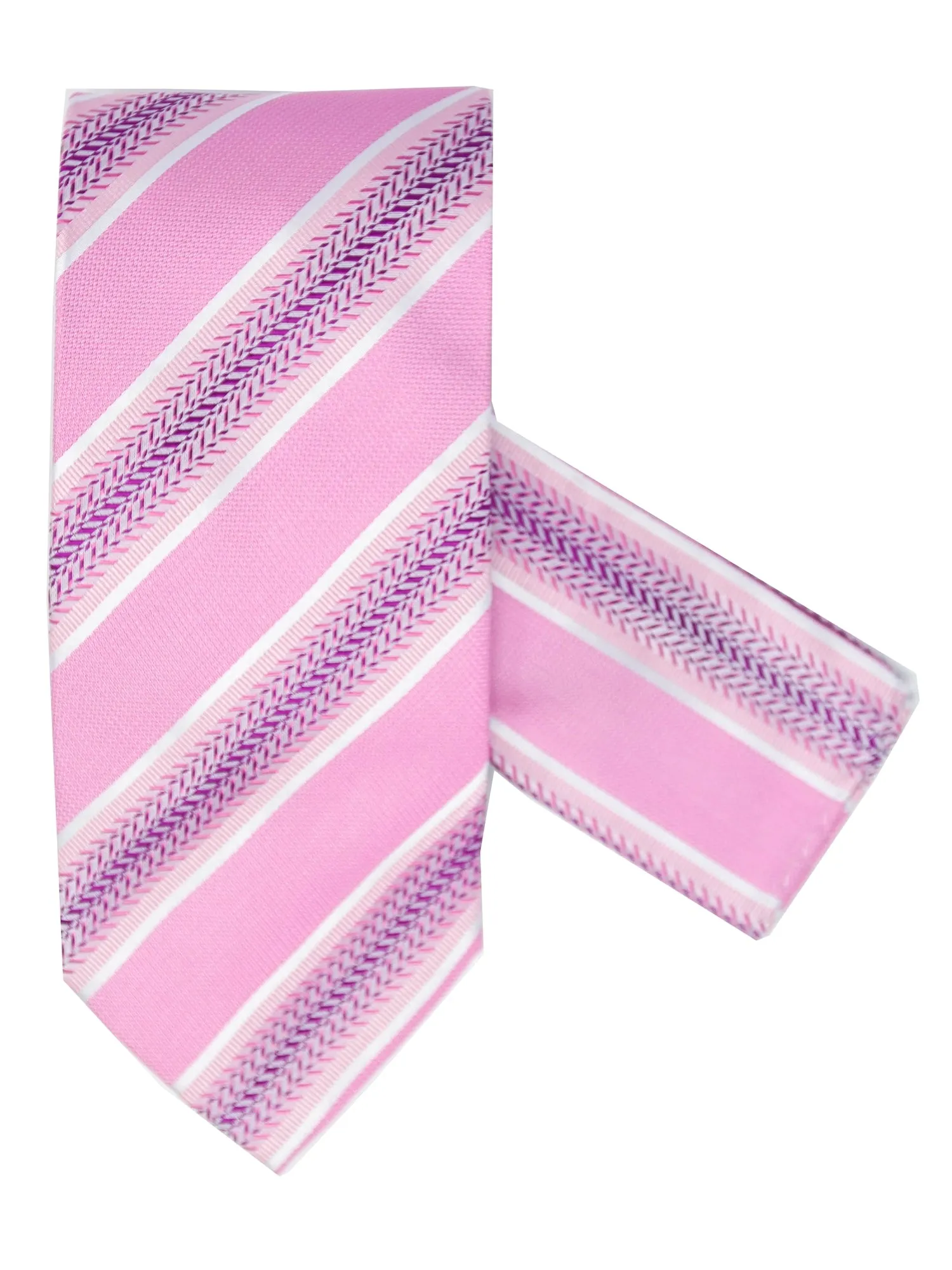 Men's Silk Woven Wedding Neck Tie With Handkerchief