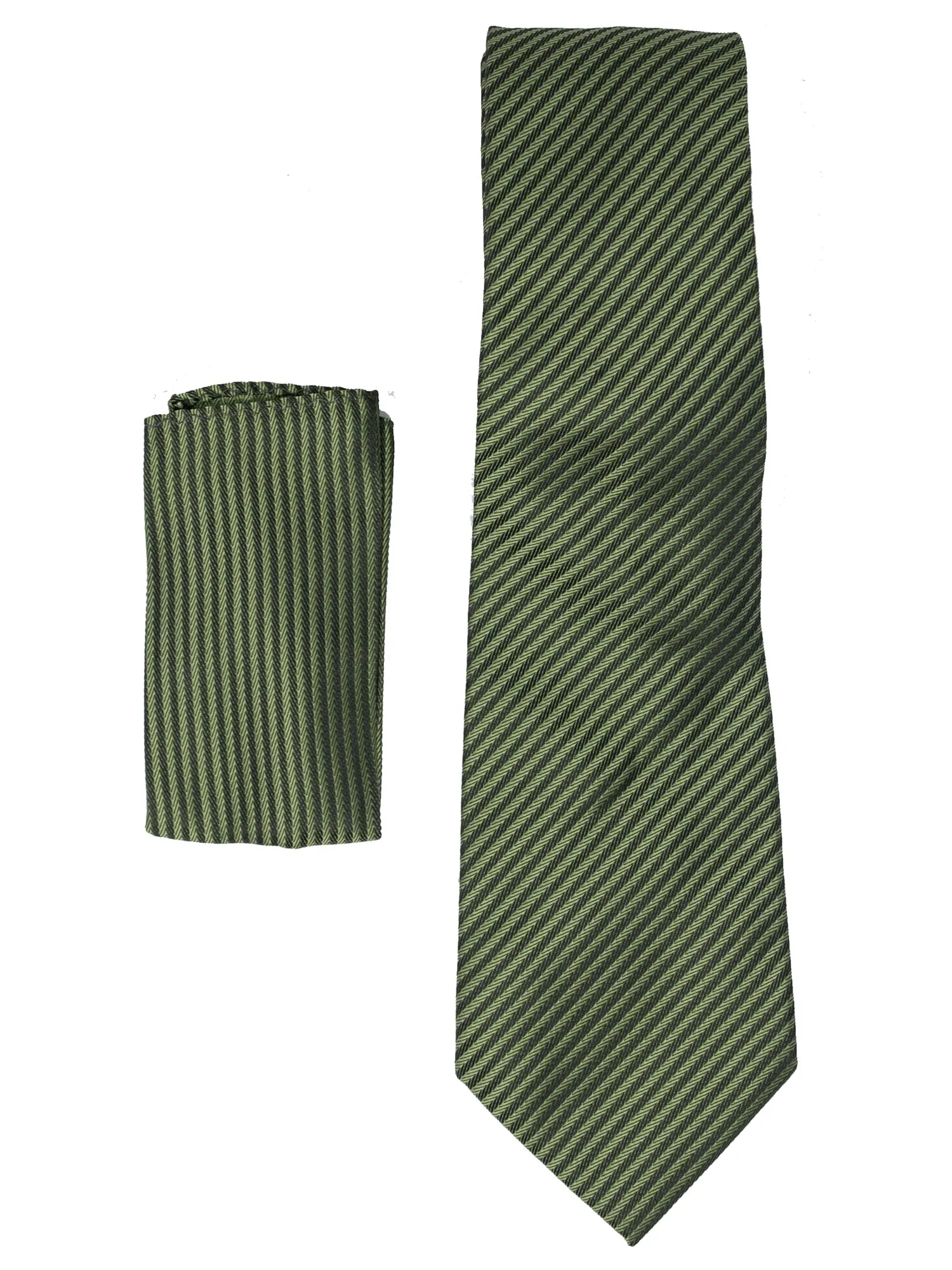 Men's Silk Woven Wedding Neck Tie With Handkerchief