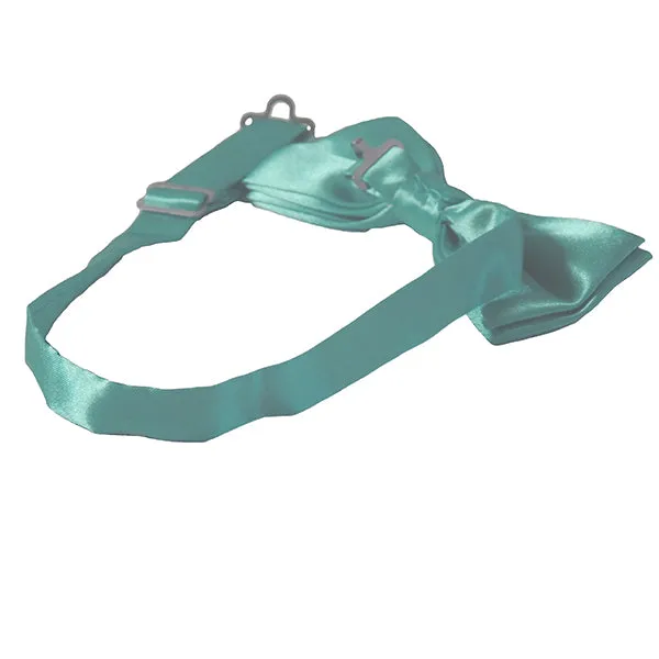 Mens Smooth Satin Feel Formal Pre-Tied Bow Tie Sets