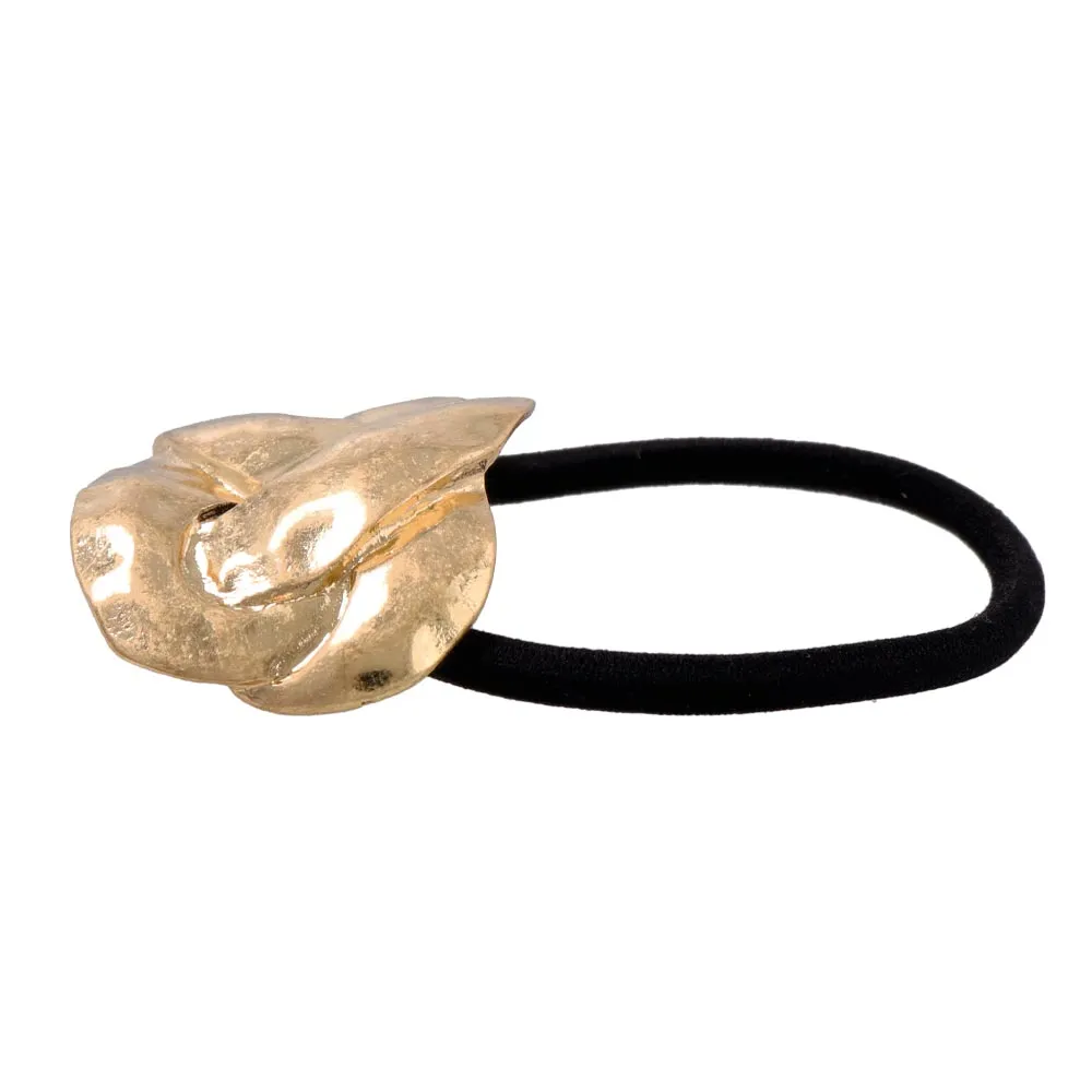 Mizuhiki Knot Metal Hair Tie