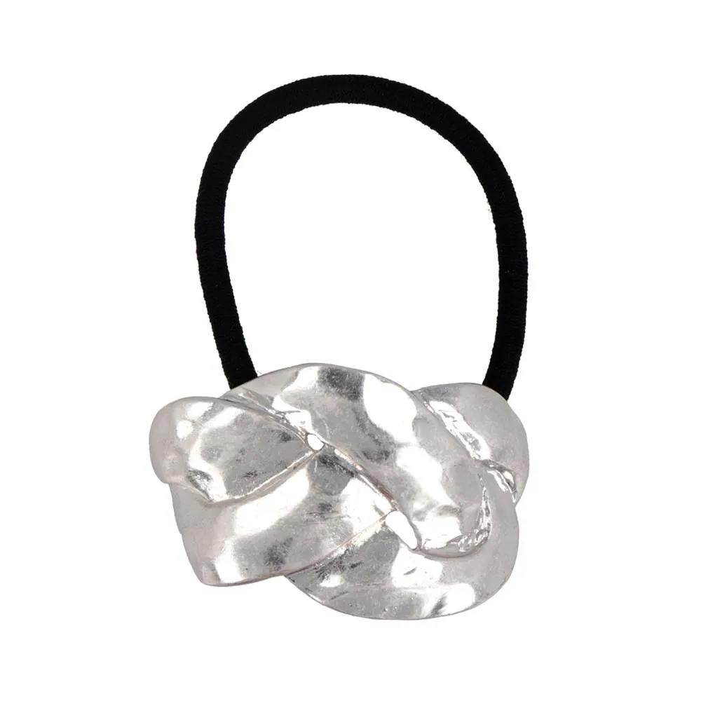 Mizuhiki Knot Metal Hair Tie