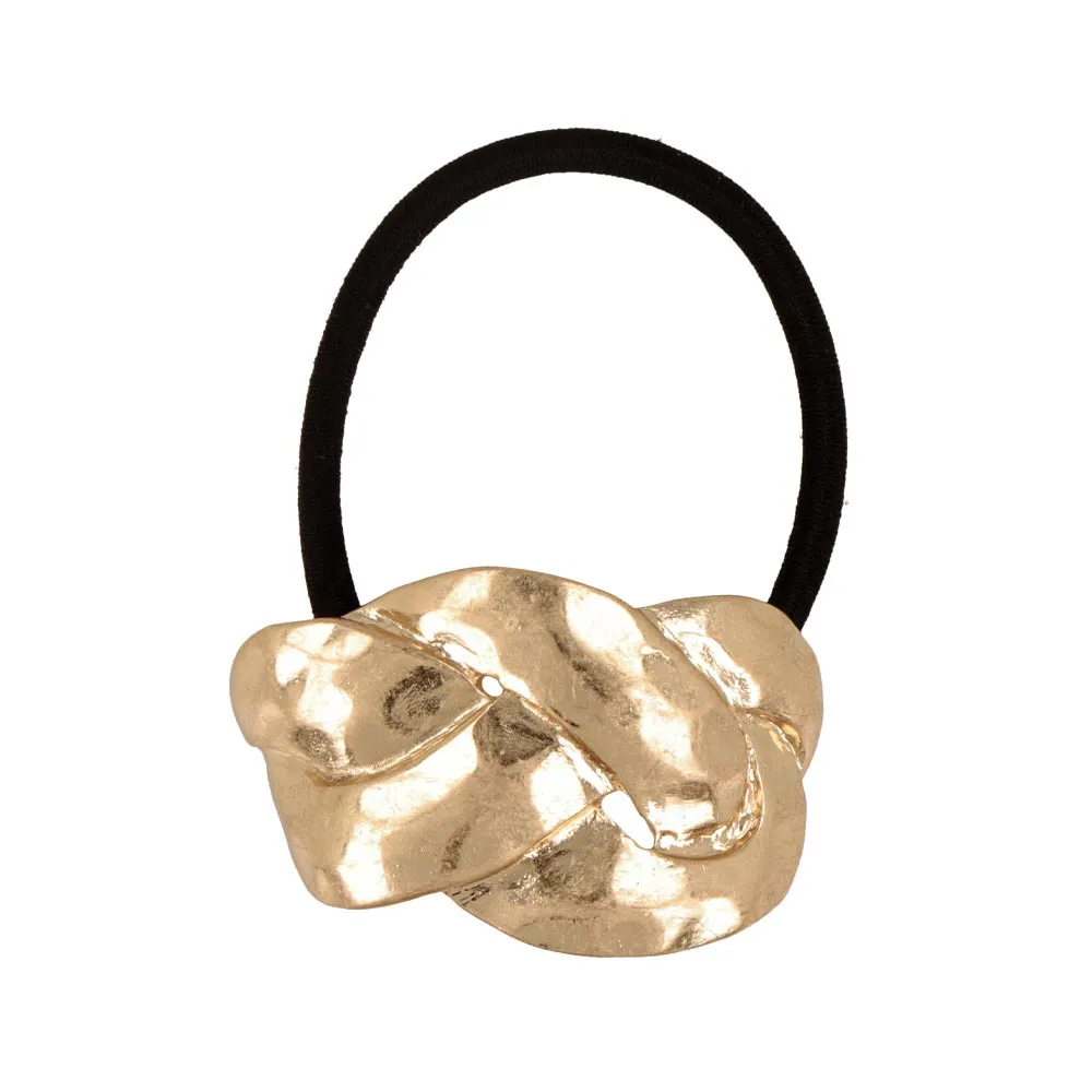 Mizuhiki Knot Metal Hair Tie
