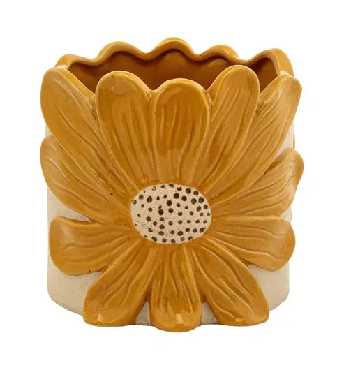 Napco Sunflower Wrap Planter