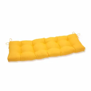Outdoor/Indoor Fresco Solids Yellow 60" Blown Bench