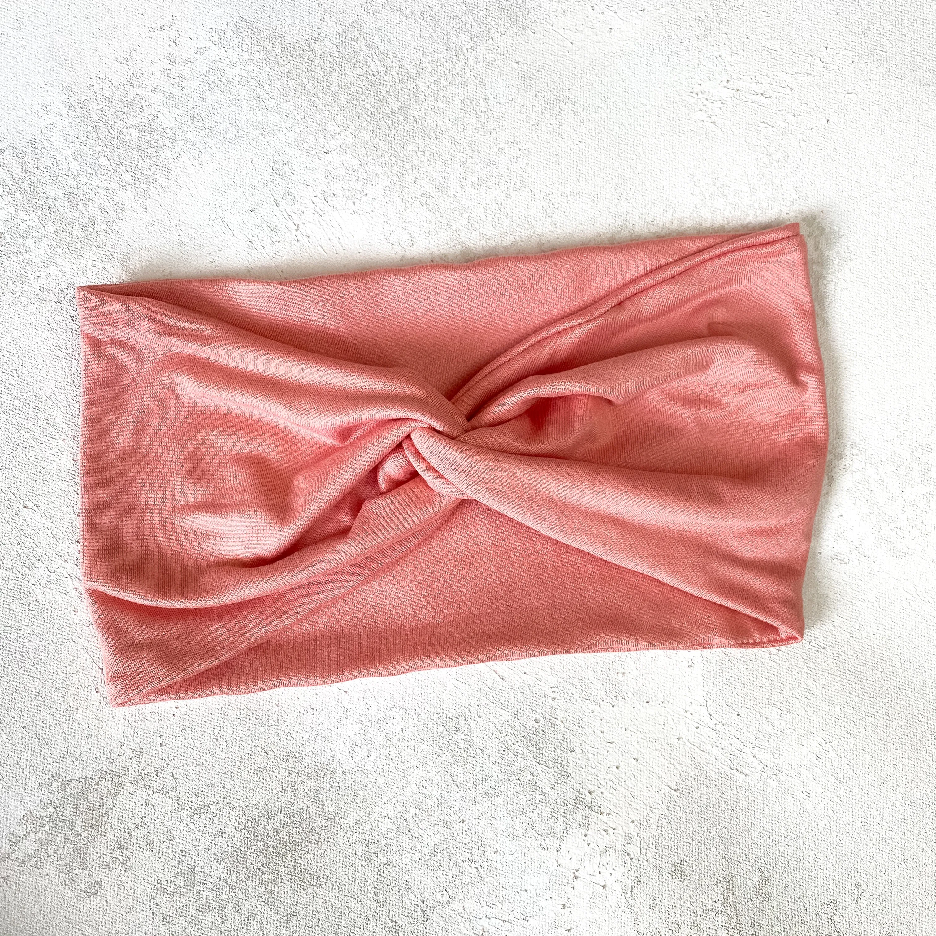 Peachy Pink WIDE Headband