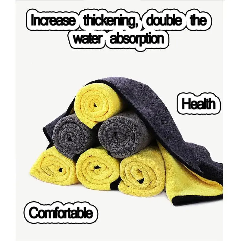 Pet towel absorbent yellow