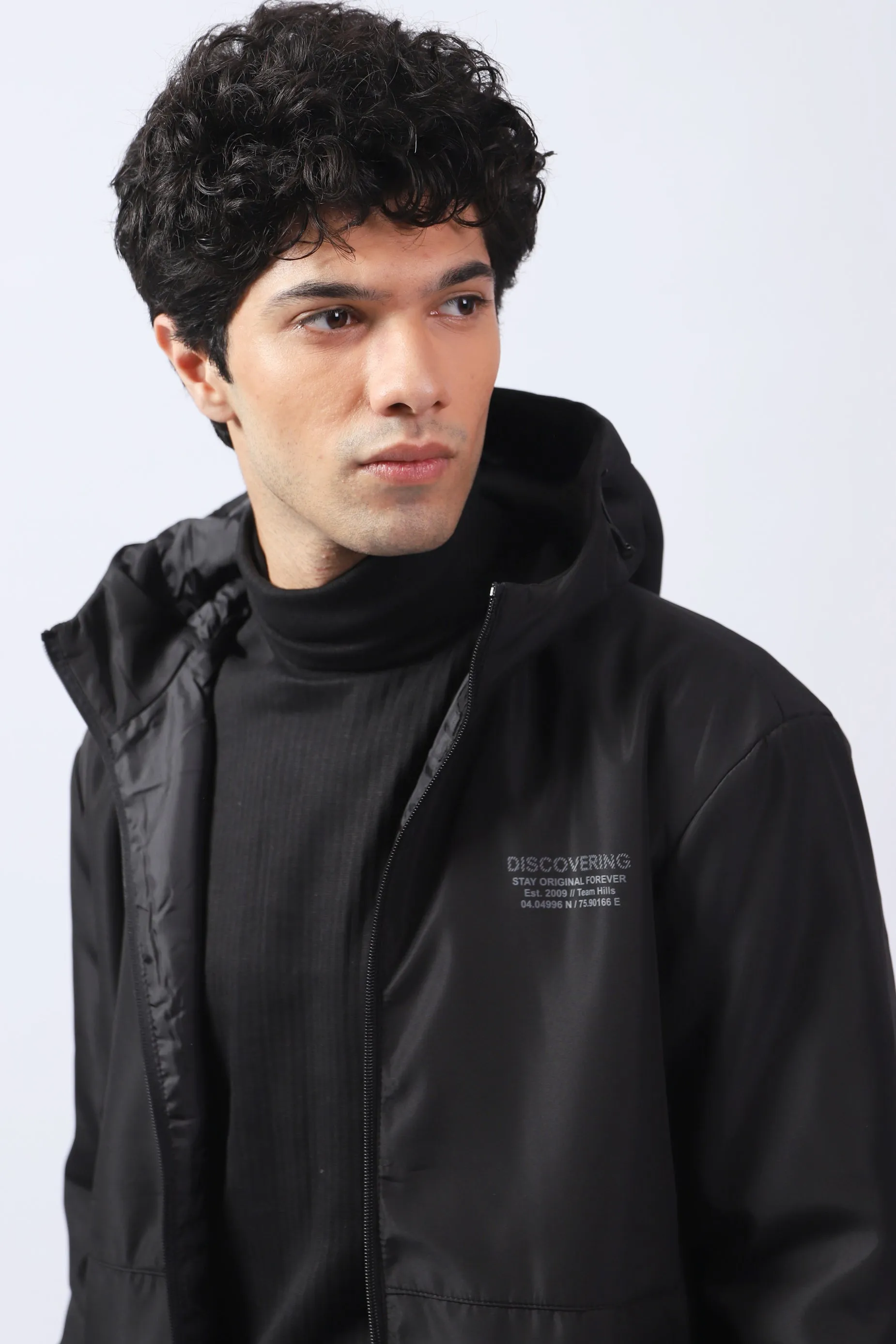 POLYESTER HOODIE JACKET