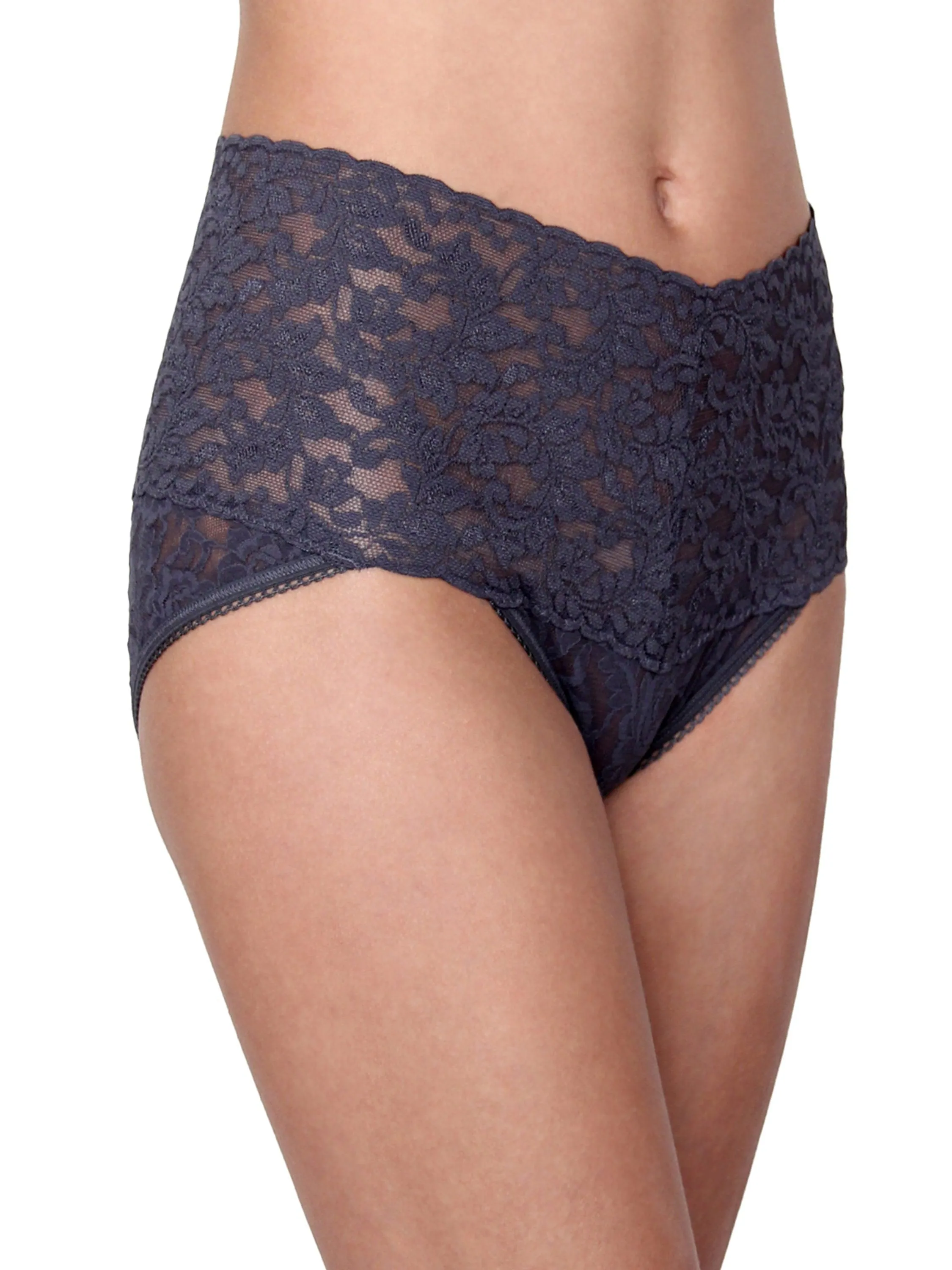 Retro Lace V-Kini Navy
