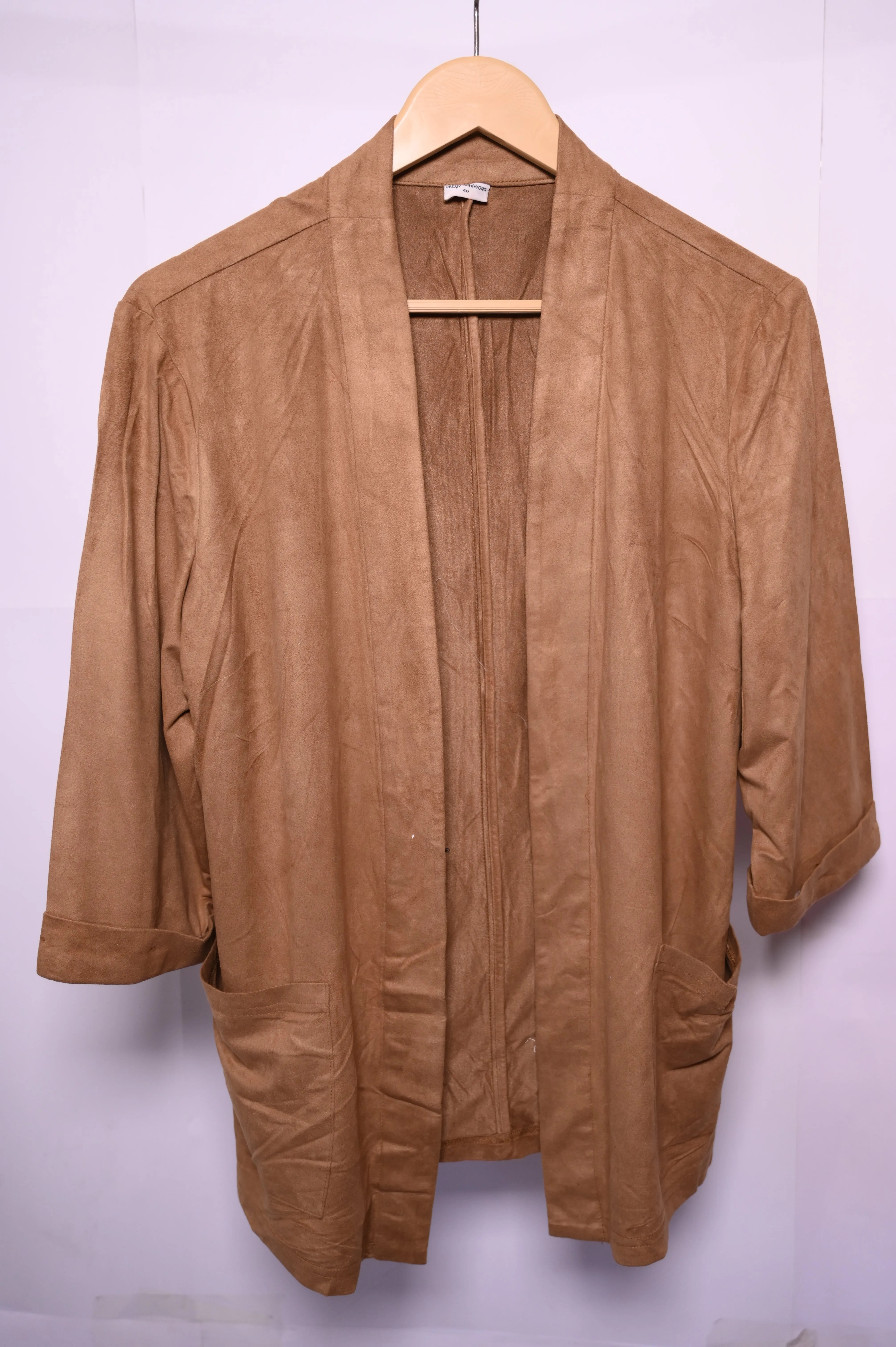Rust Brown Polyester Shrug