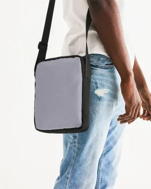 Shaded Pale Blue Gray Messenger Pouch | C10M10Y0K30