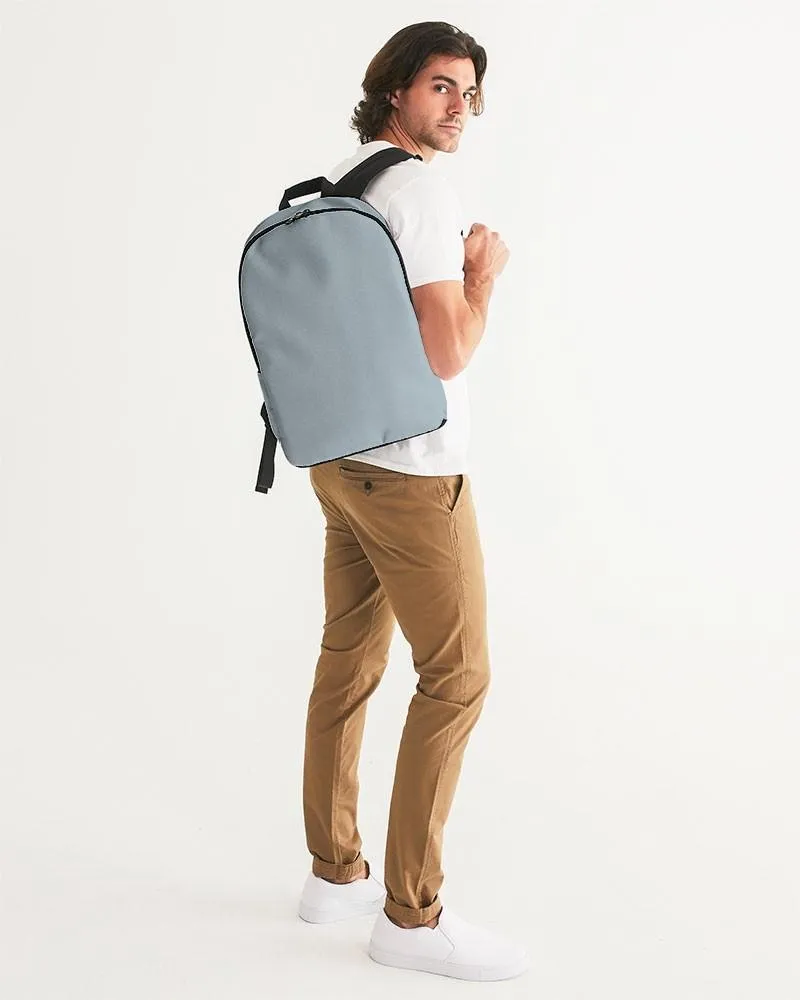 Shaded Pale Cyan Gray Waterproof Backpack | C10M0Y0K30
