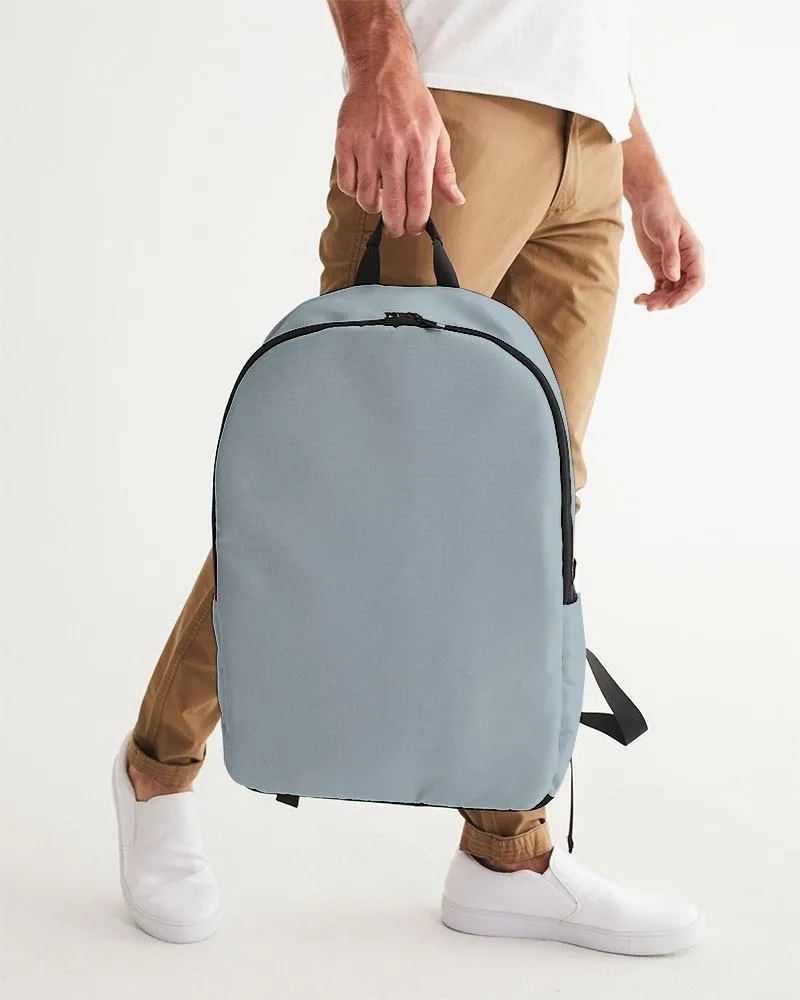 Shaded Pale Cyan Gray Waterproof Backpack | C10M0Y0K30
