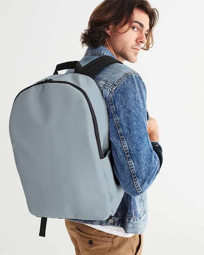 Shaded Pale Cyan Gray Waterproof Backpack | C10M0Y0K30