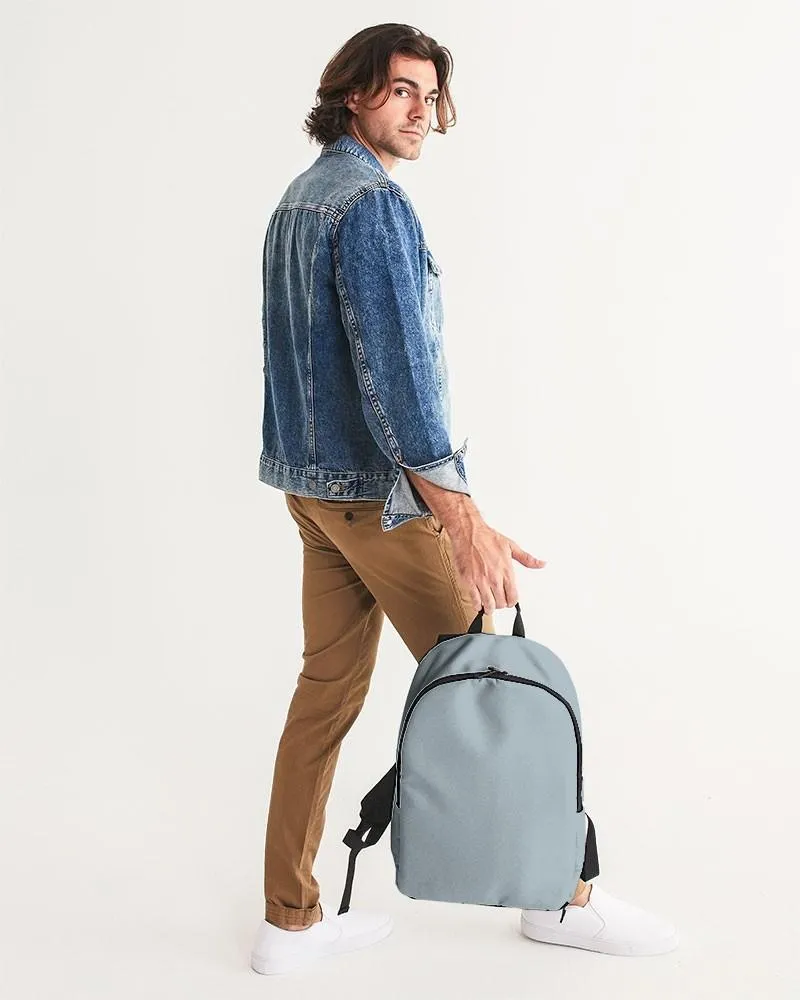 Shaded Pale Cyan Gray Waterproof Backpack | C10M0Y0K30