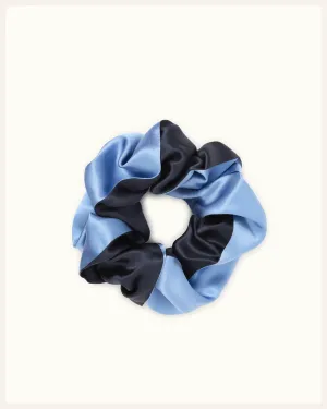Silk Scrunchie Large - Deep Sea
