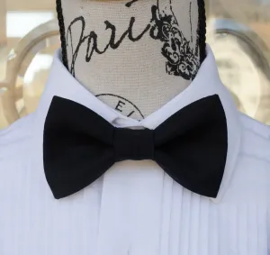 Soft Black Bow Tie (199)