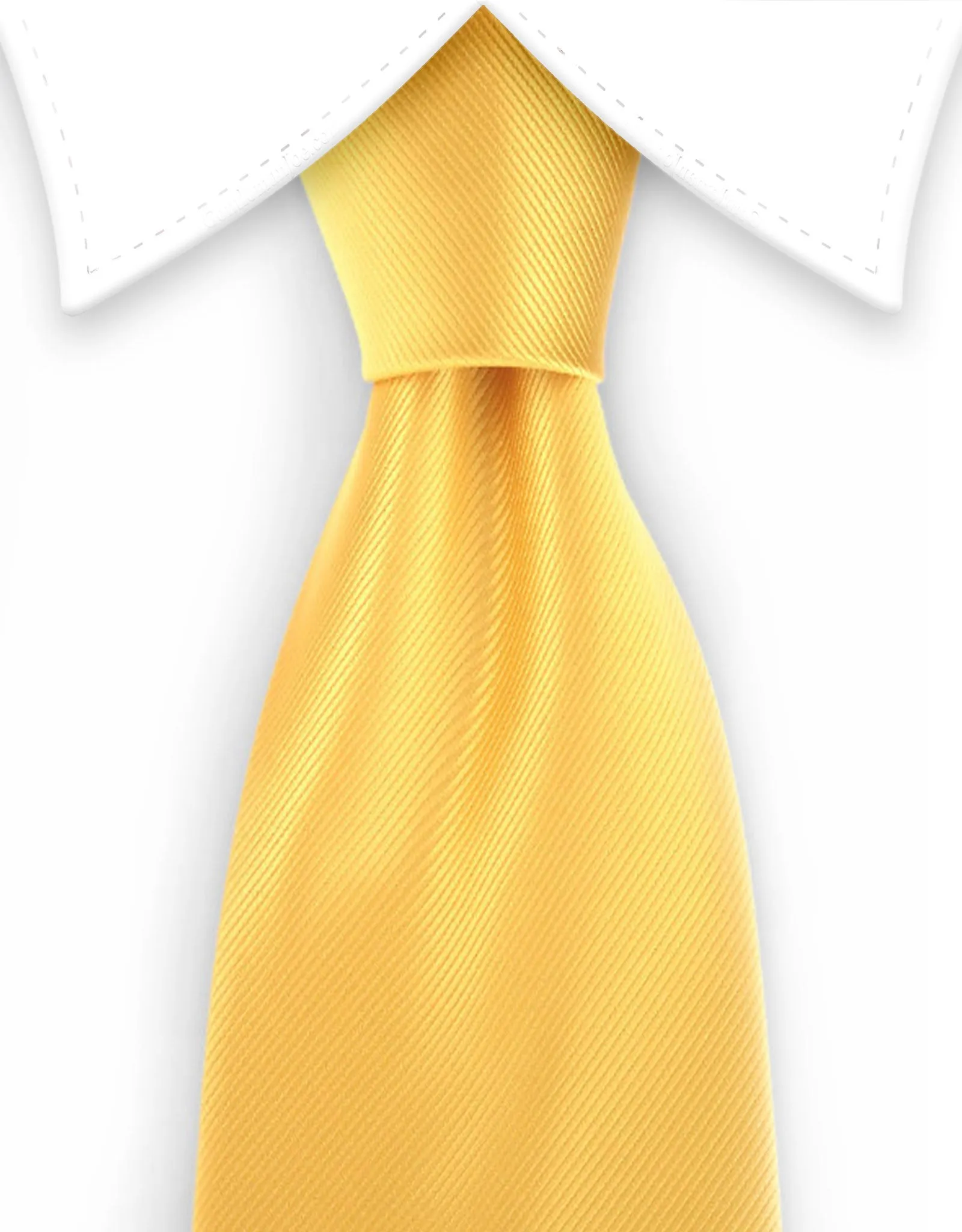 Solid Yellow Necktie