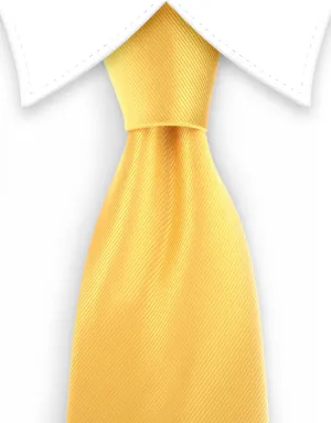 Solid Yellow Necktie