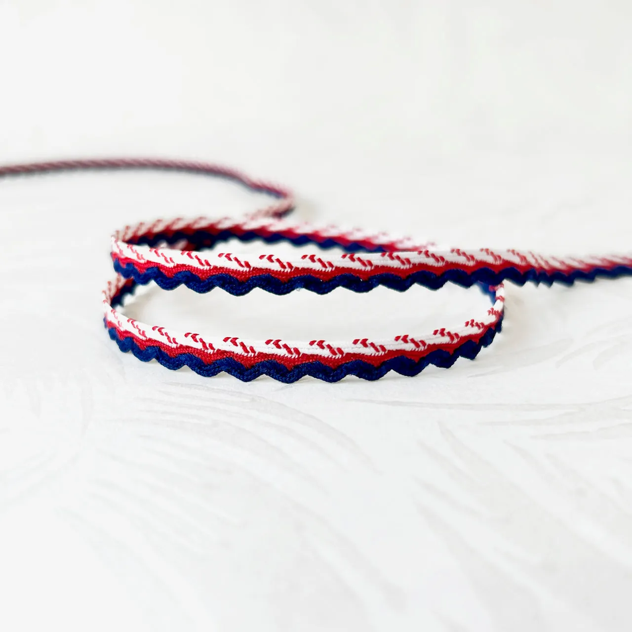 Stripe Wave Edging - Multiple Colorways
