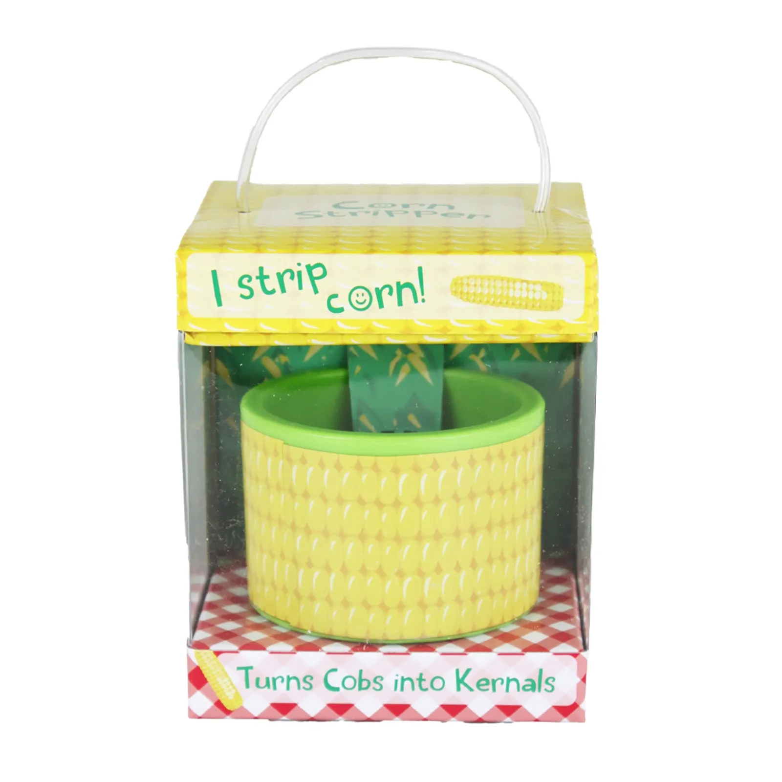Talisman Designs Corn Stripper with Stainless Steel Blades, Yellow